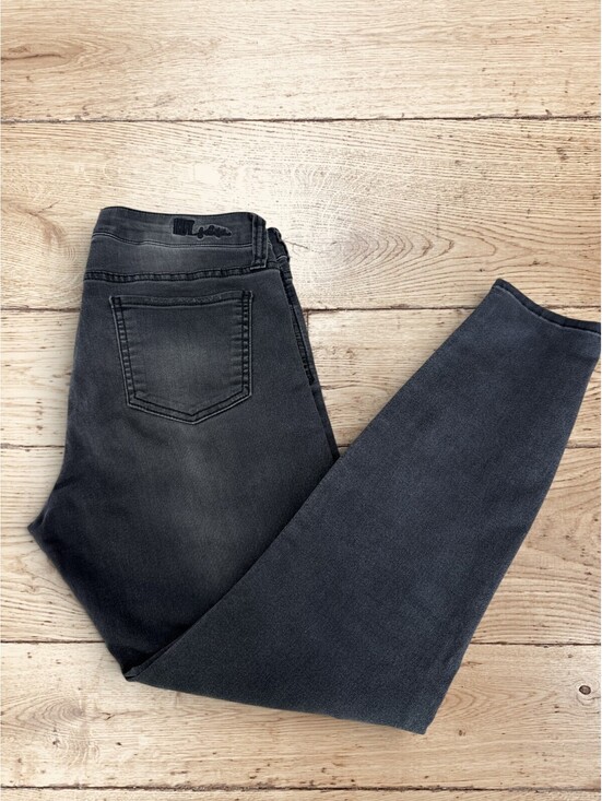 Kut from the Kloth Denim - KUT from the Kloth Womens Size 8 Black Gray Faded Skinny Stretch Jeans